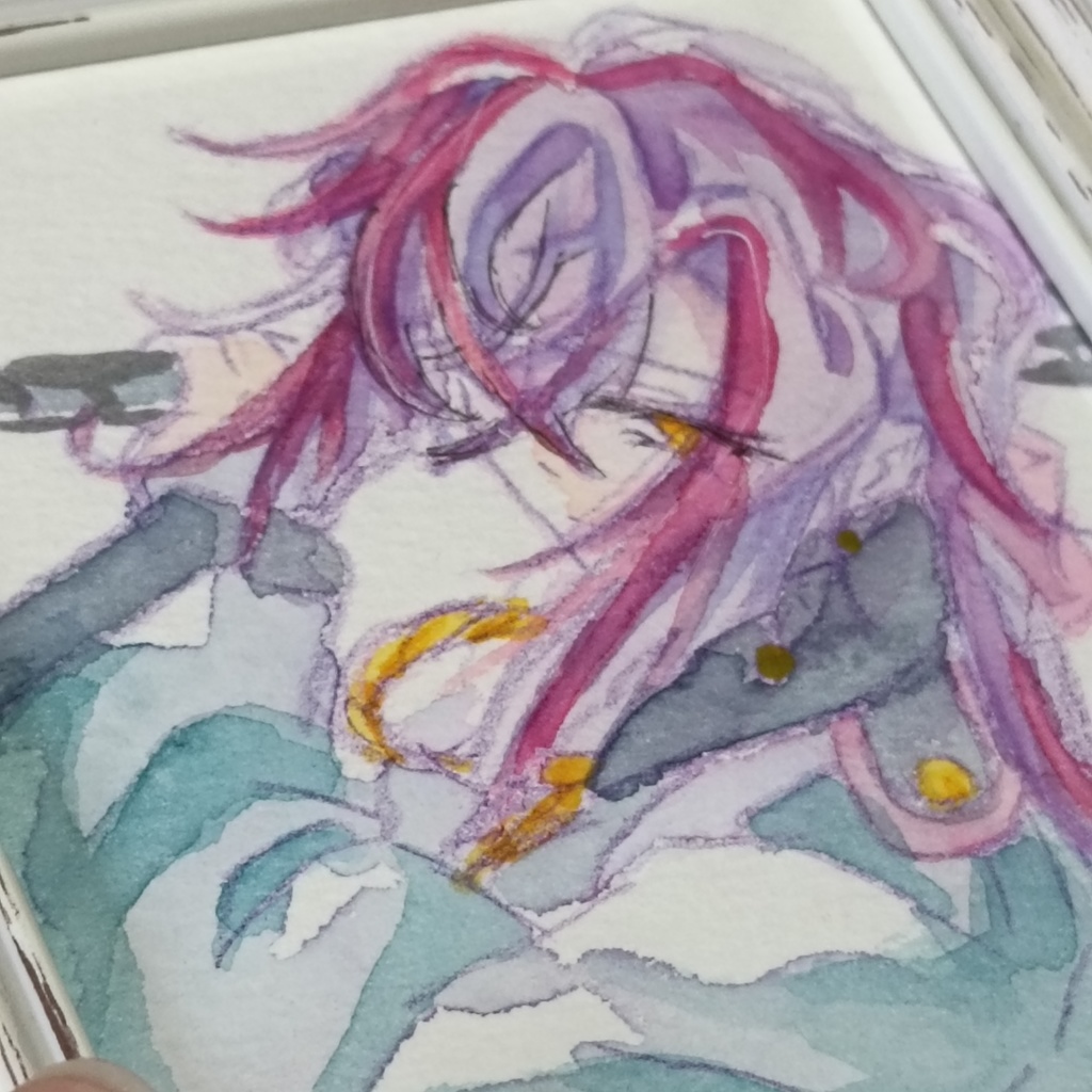 【存在意義】 原画 水彩イラスト