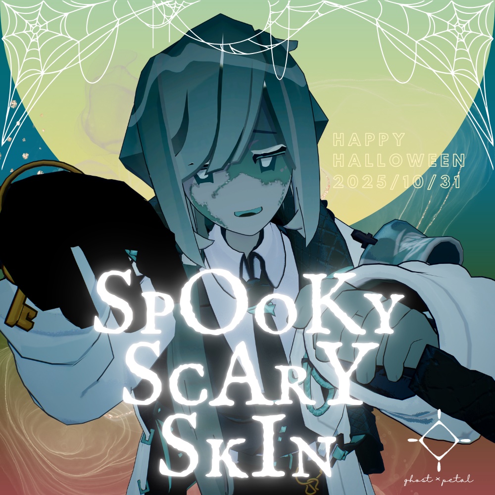 【CLZType1対応_メイクテクスチャ】SpOoKy_Scary_Skin【6color】