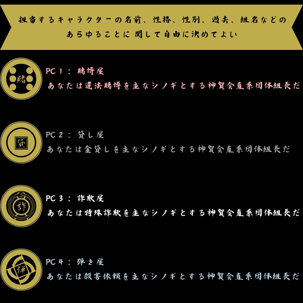 マーダーミステリー『四仁』