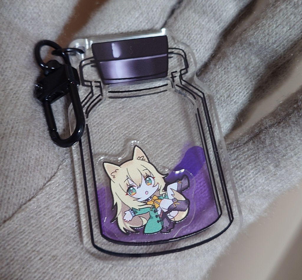 シャカシャカアクリルキーホルダー