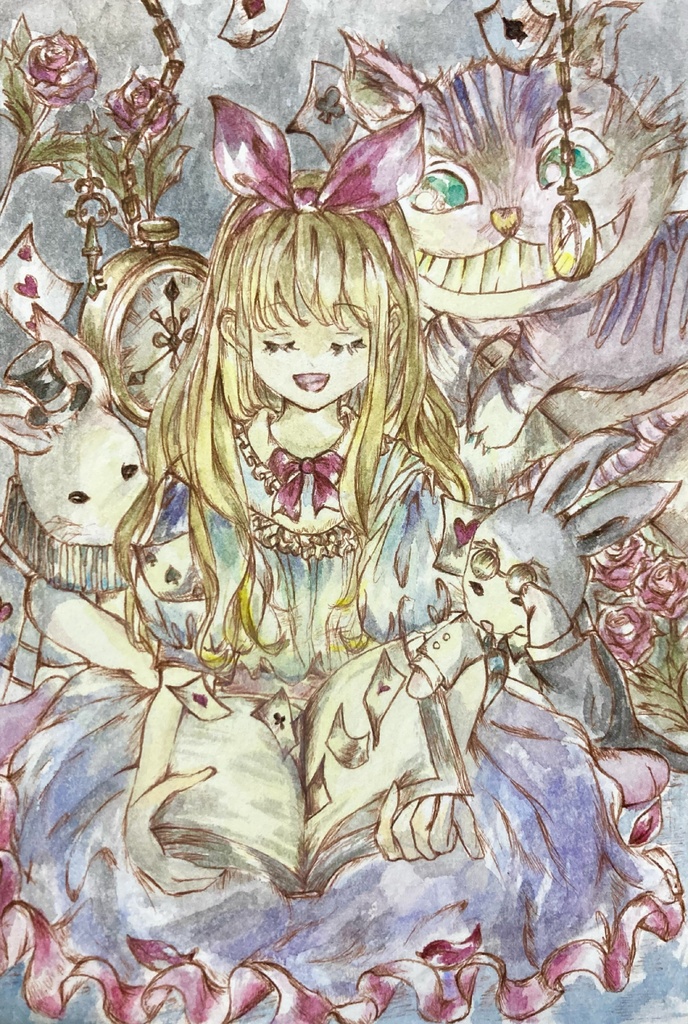 不思議の国のとびら  原画