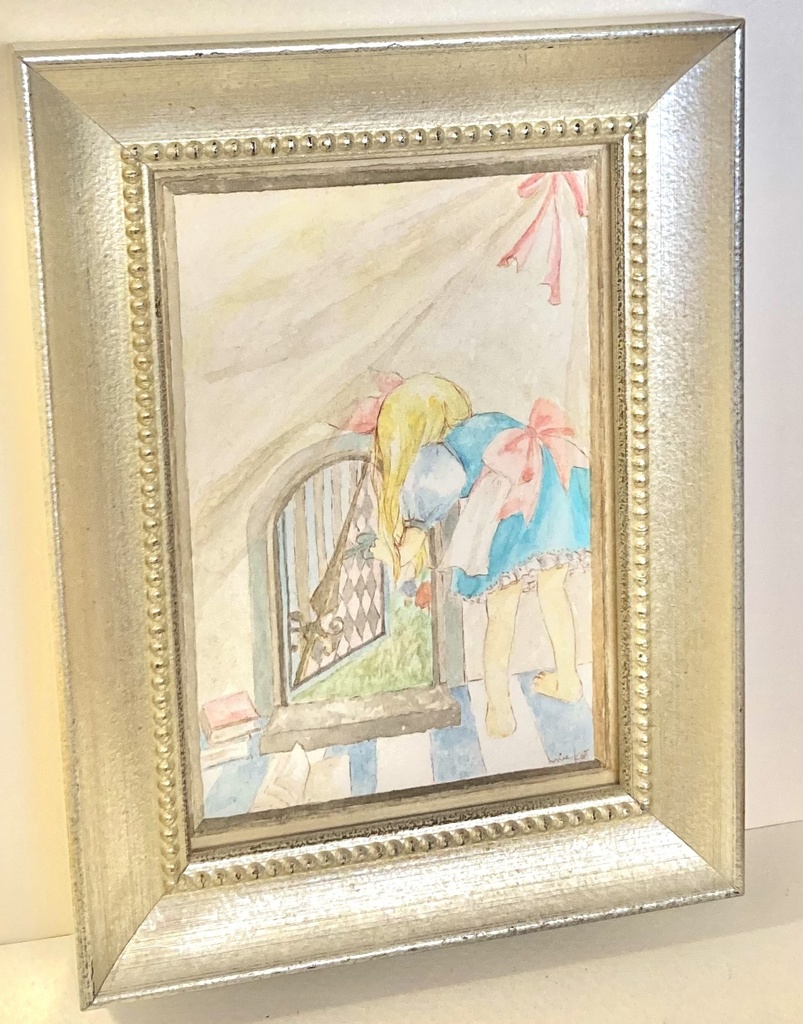 【額装】小さなとびら  原画