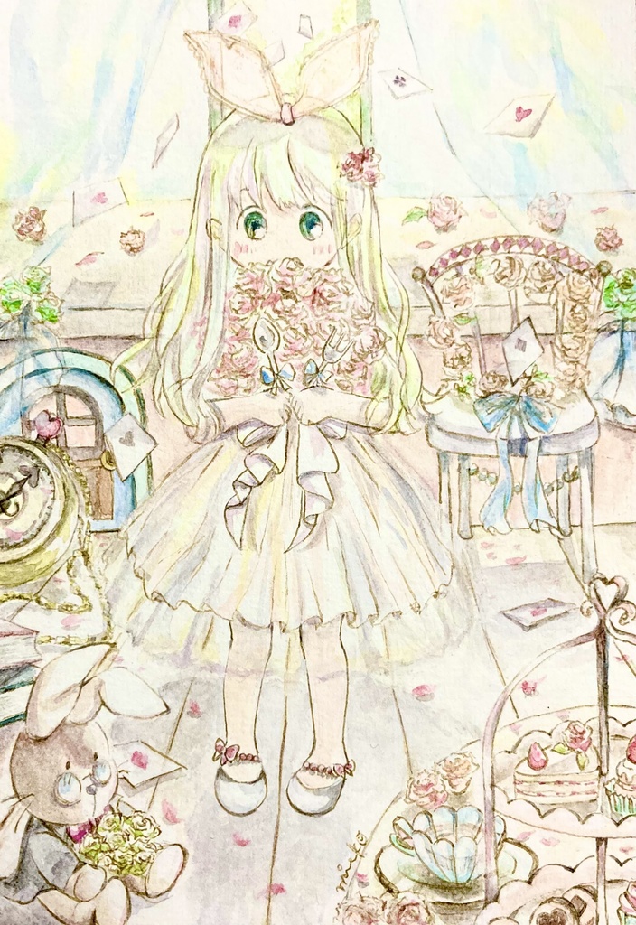 ☆。.:＊ウェディングアリス☆。.:＊・゜原画