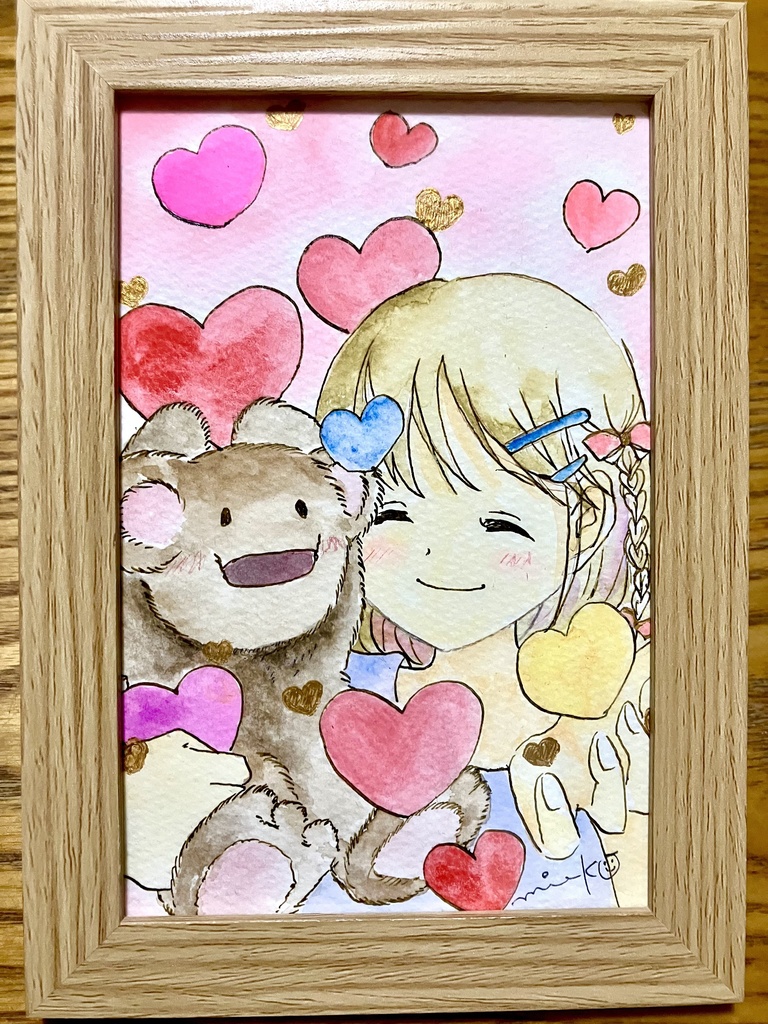 【額装】愛がたくさん届きますように