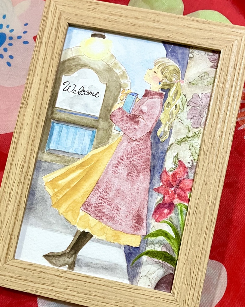 【額装】うまくわたせるかな…