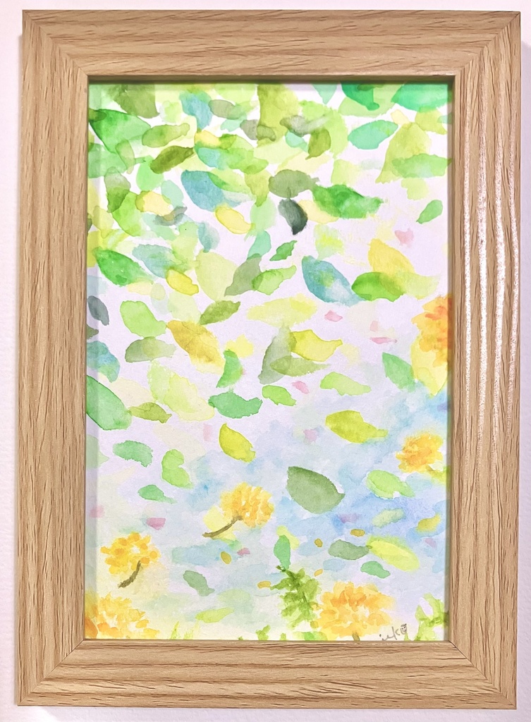 【額装ガラスなし】春うらら