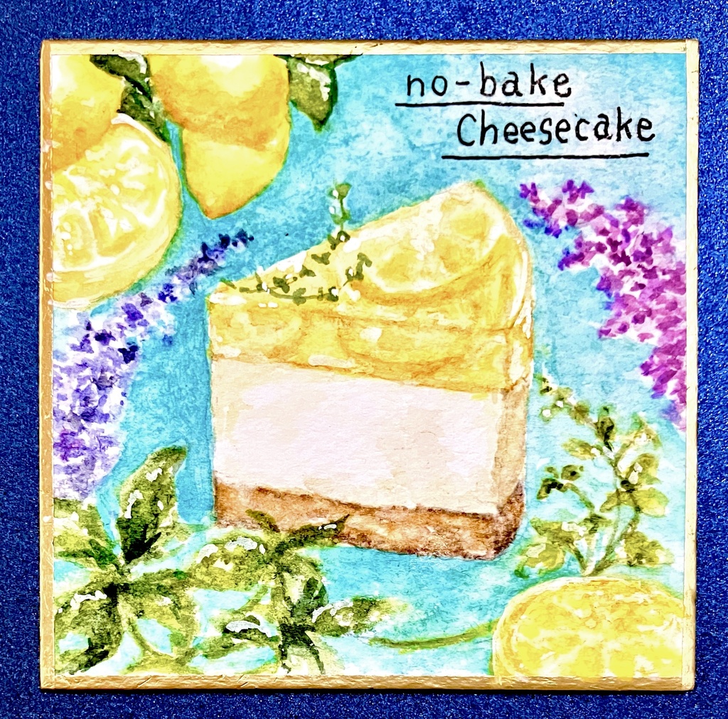 レアチーズケーキ✩.*˚