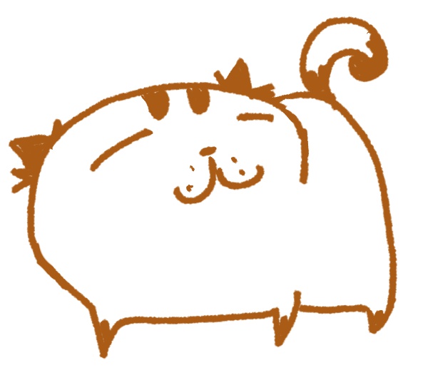 あしのみじかいねこのますて