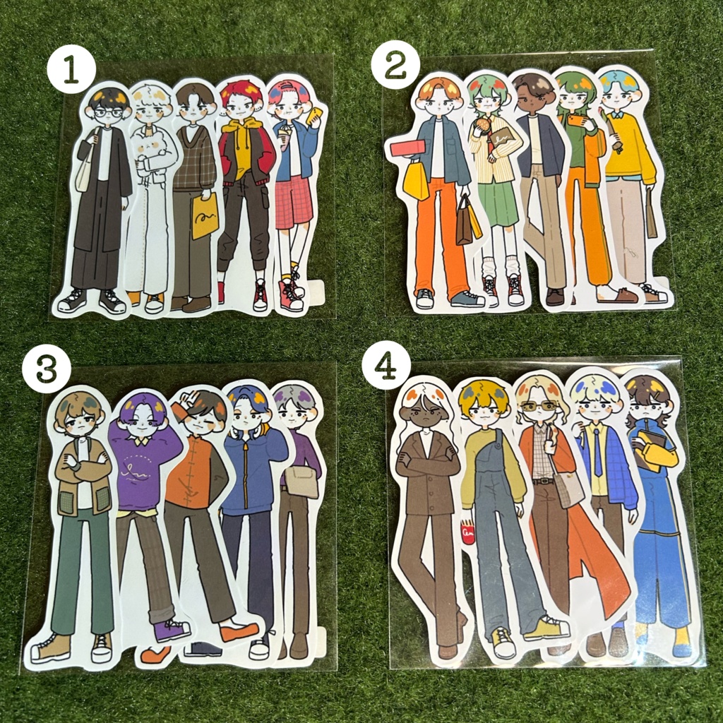 COLORS 5枚セットステッカー