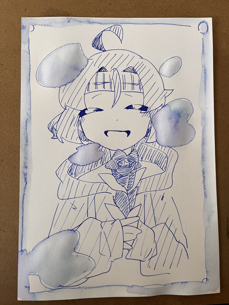 たりゃ✘のアナログイラスト【受注生産】