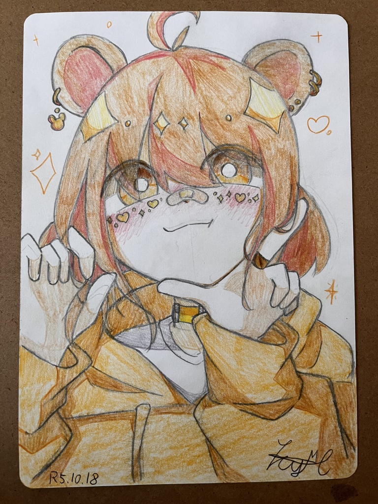 たりゃ✘のアナログイラスト【受注生産】