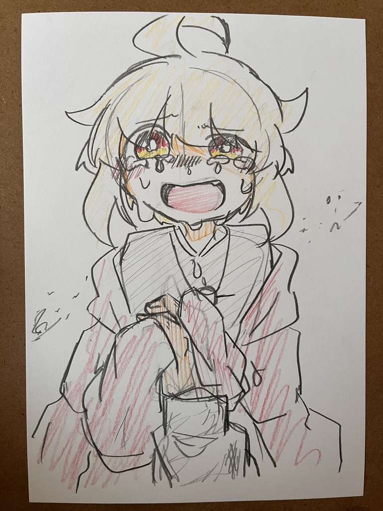 たりゃ✘のアナログイラスト【受注生産】