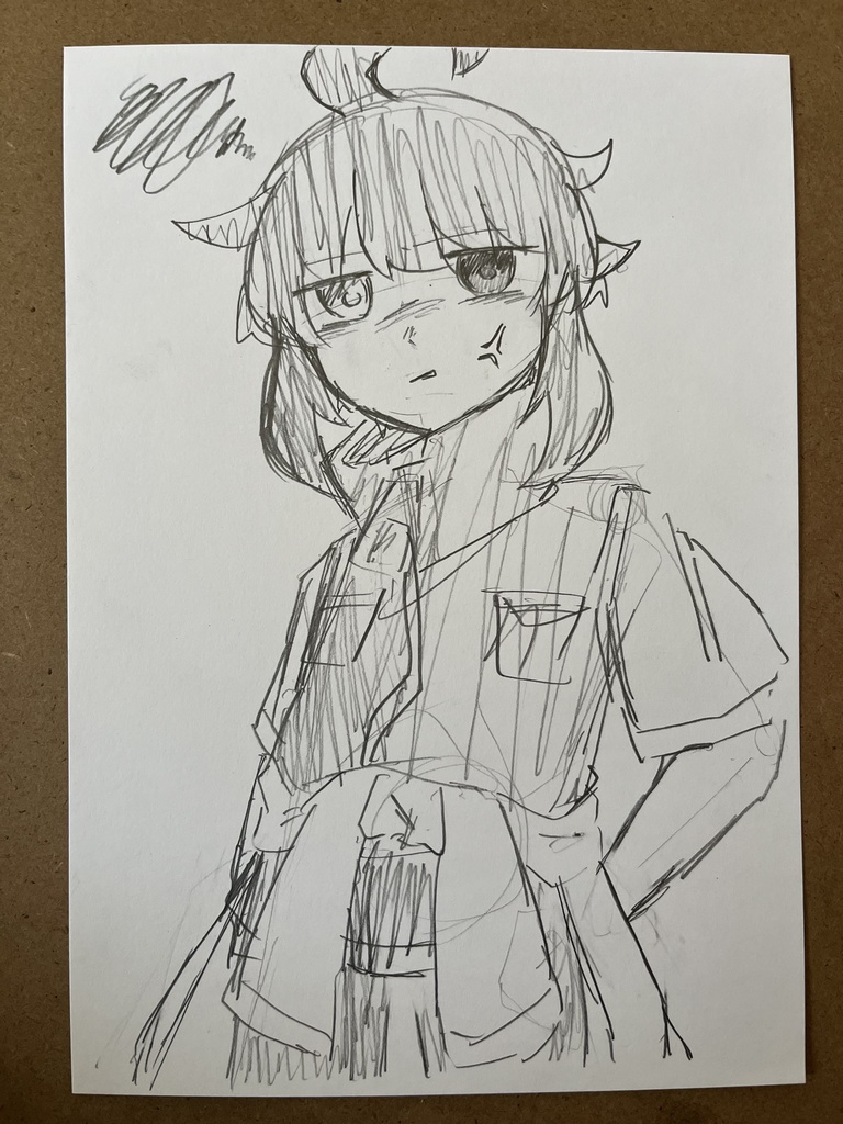 たりゃ✘のアナログイラスト【受注生産】