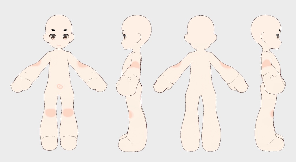  chibi base for vroid