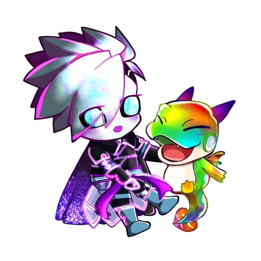 アクリルキーホルダー【レフト＆虹ケロ】