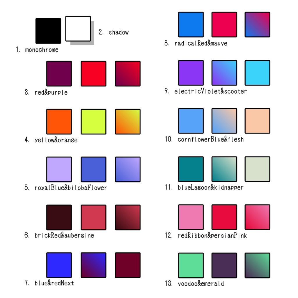【無料版有】 何にでも使える汎用パーツ素材1~3【商用利用可】