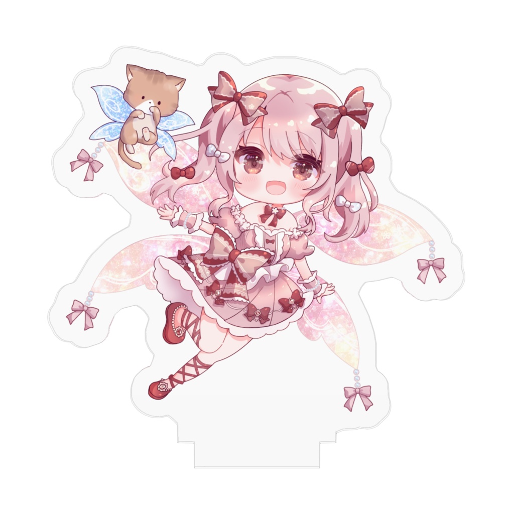 結花ゆね 3周年記念グッズ🍓アクリルフィギュア(背景なしver.)