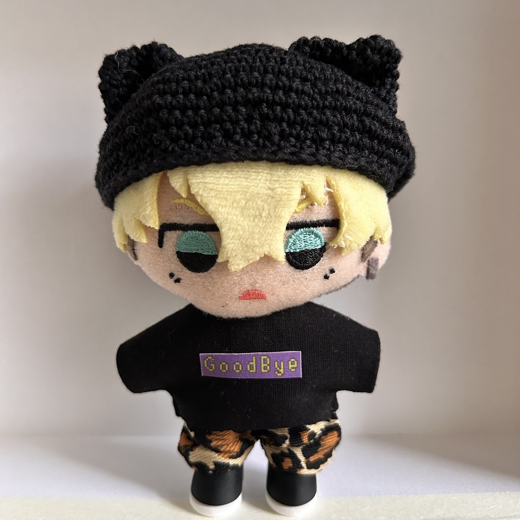 GoodBye Tシャツ BK ヒョウ柄パンツセット