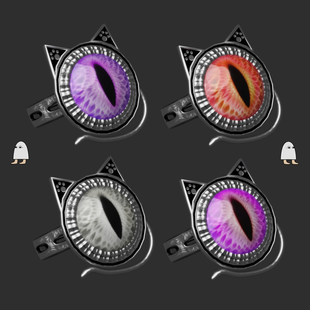 Goongas Cat Eye Ring 【猫指輪】