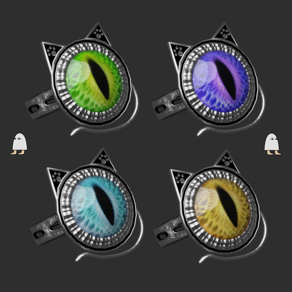 Goongas Cat Eye Ring 【猫指輪】
