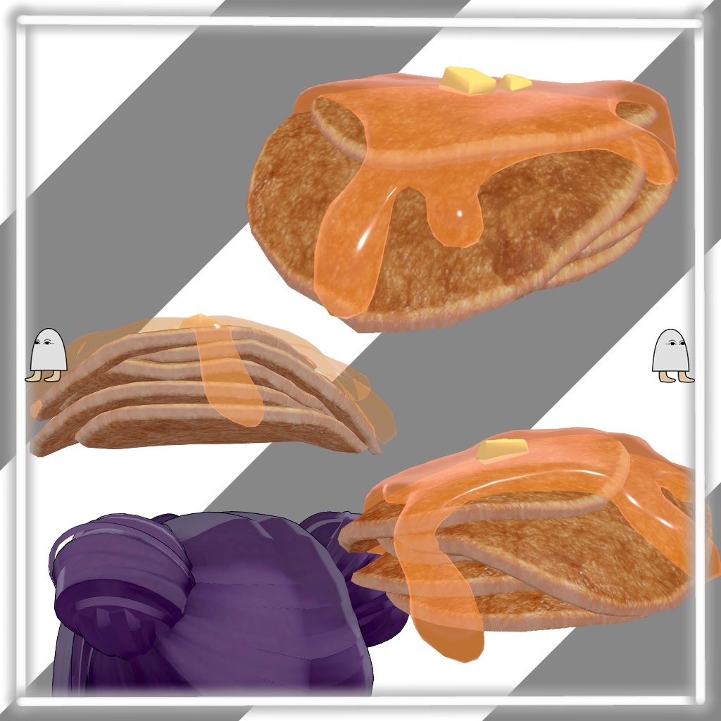 Goongas Pancake Stack 【パンケーキ】 - Halo / Hat / Prop - 【ハロ / 帽子 / プロップ】