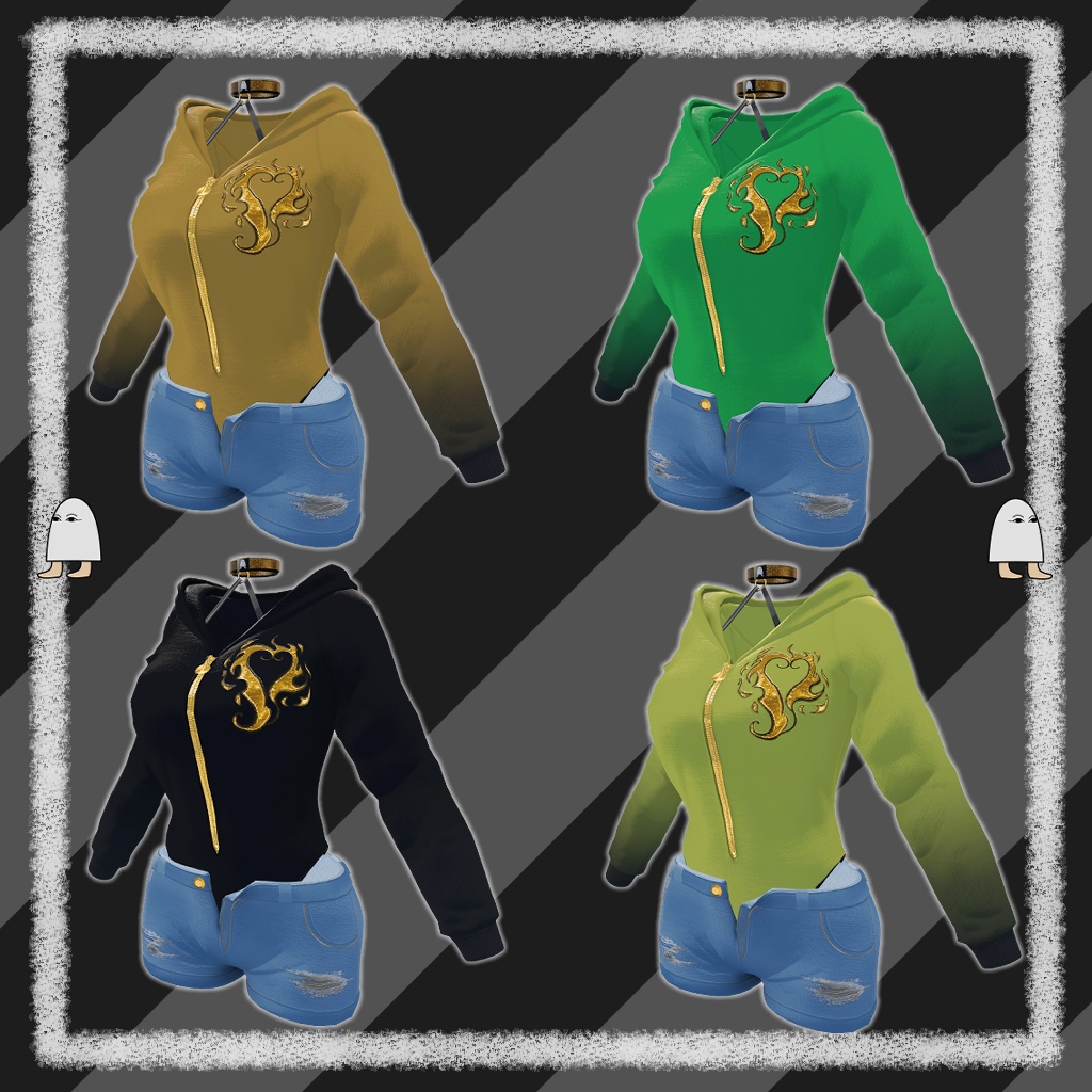 【KIKYO/MAYA/SELESTIA】 Comfy Snail Wear clothes for VRC