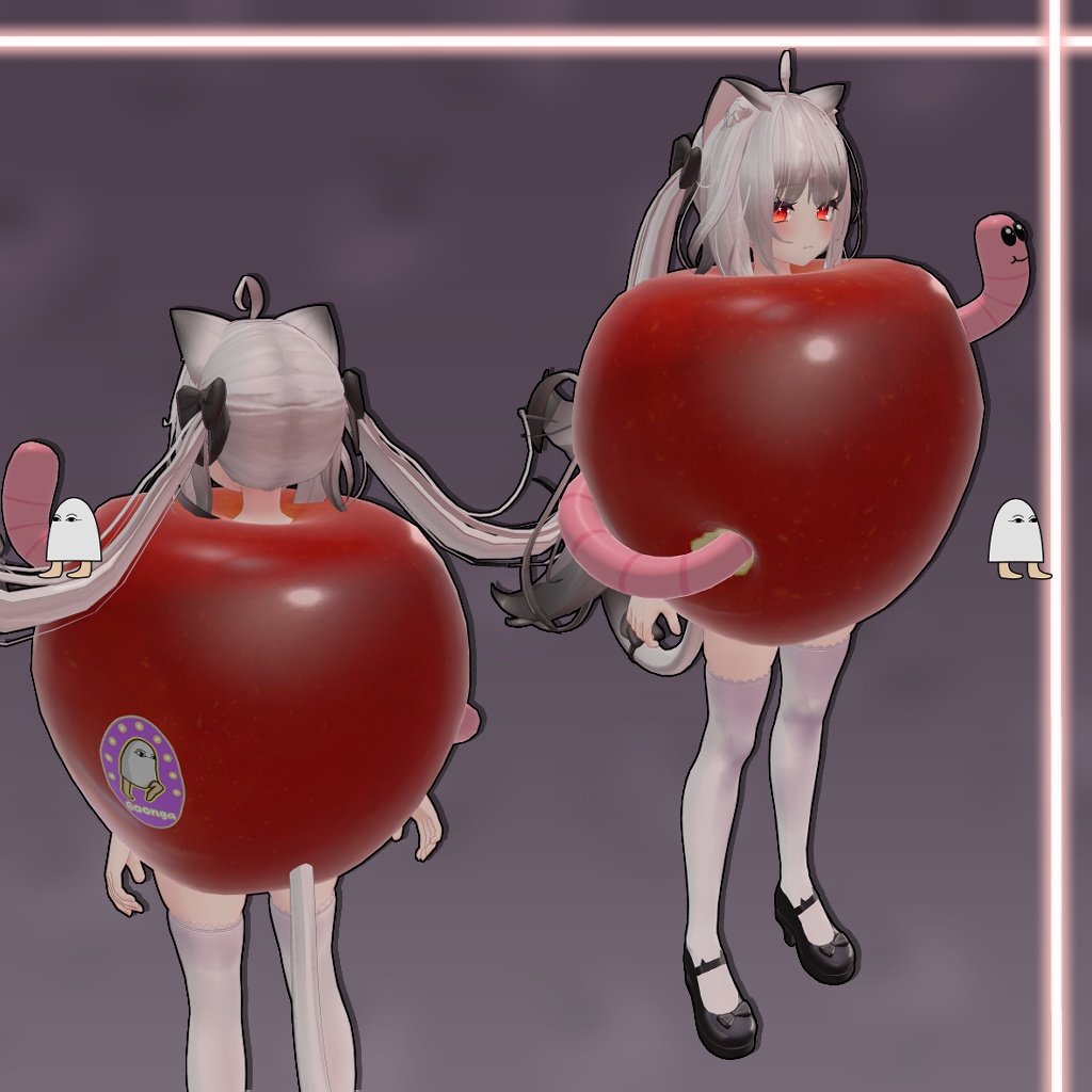 りんごになる【VRC】Apple Costume 【10アバター対応】