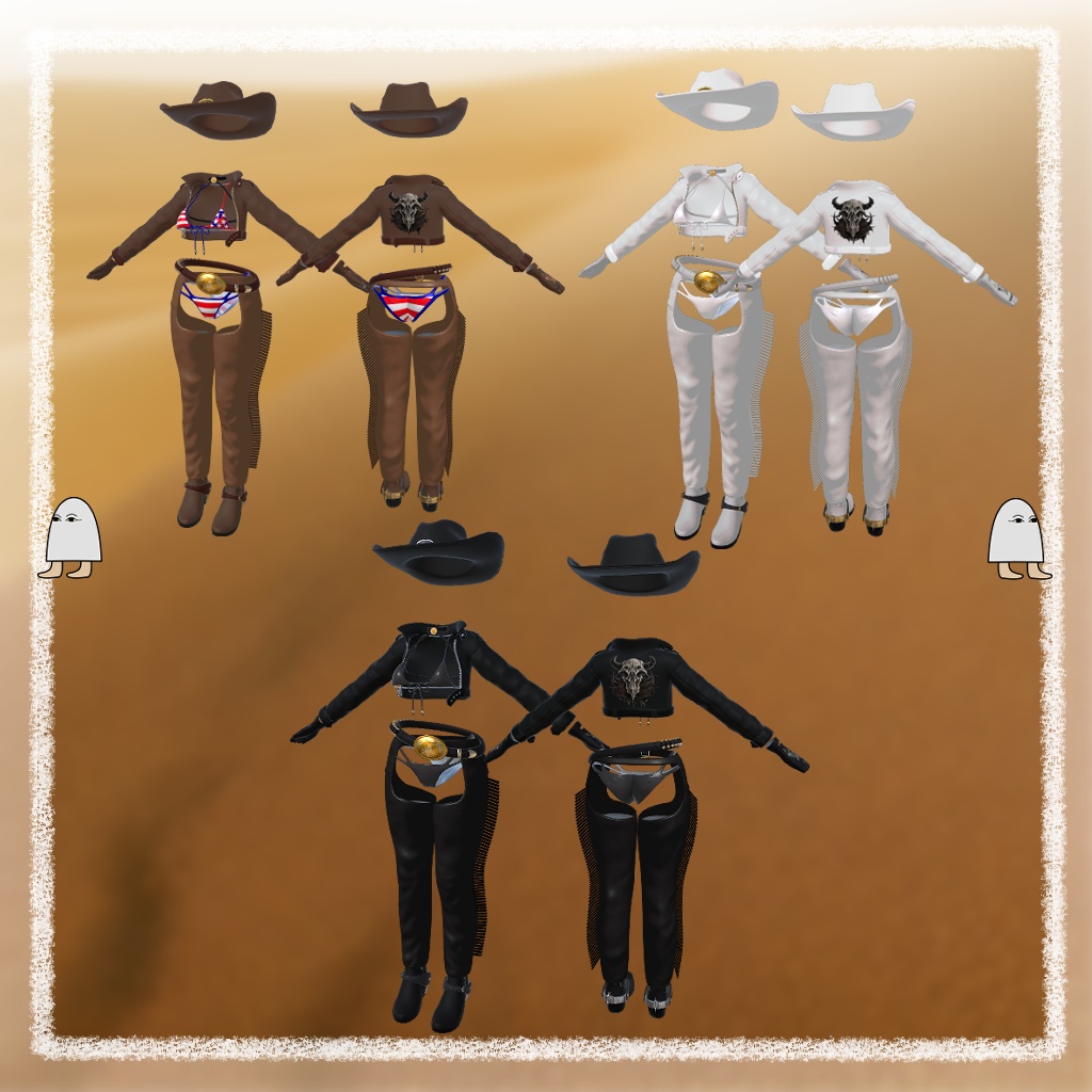 【セレスティア用】Cowboy bikini
