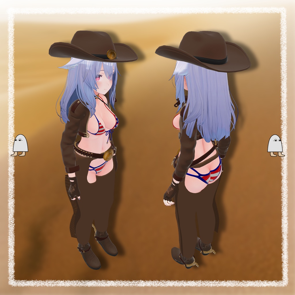 【桔梗用】Cowboy bikini