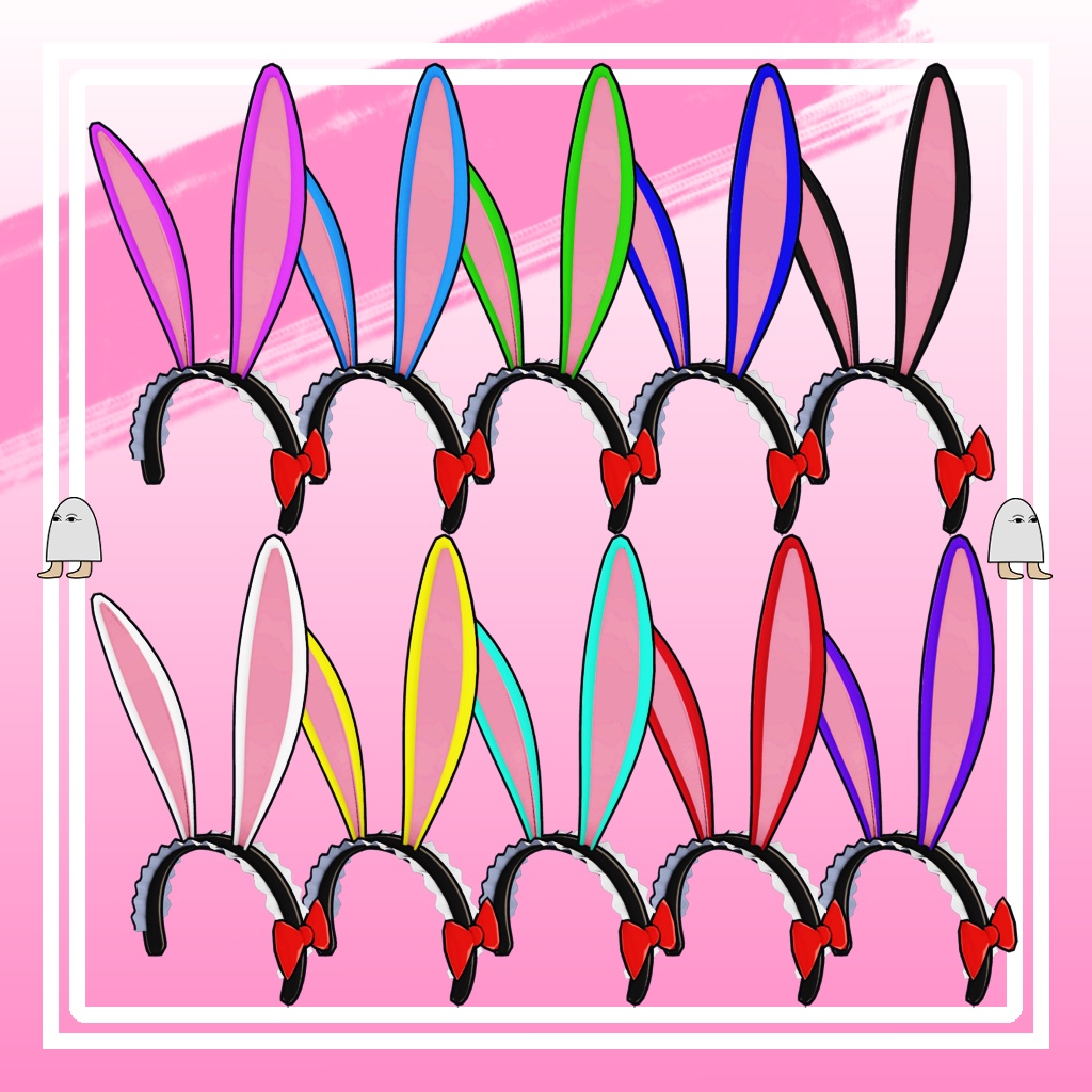 【無料】FREE Bunny Ears【VRC】