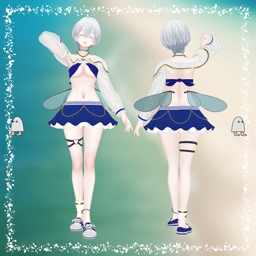 【7アバター対応】Sailor Swimsuit VRC