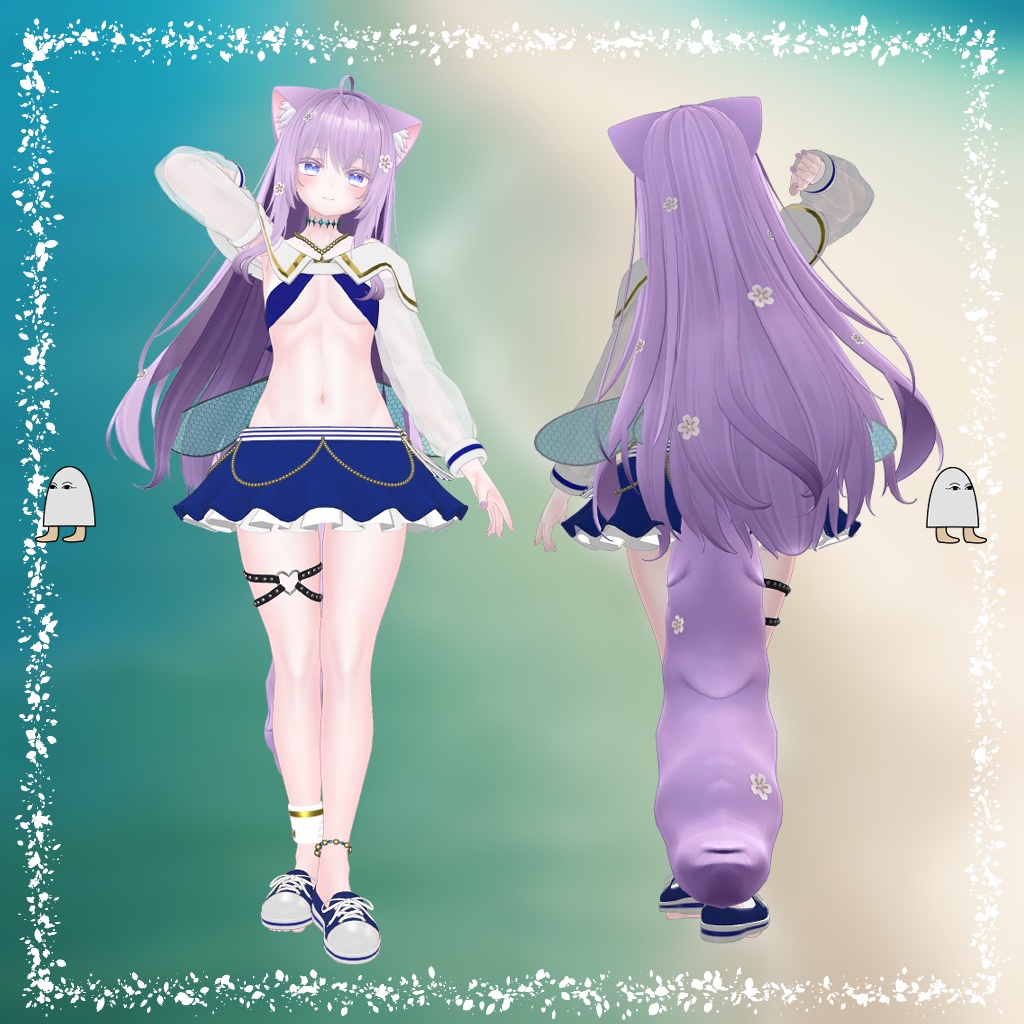 【7アバター対応】Sailor Swimsuit VRC