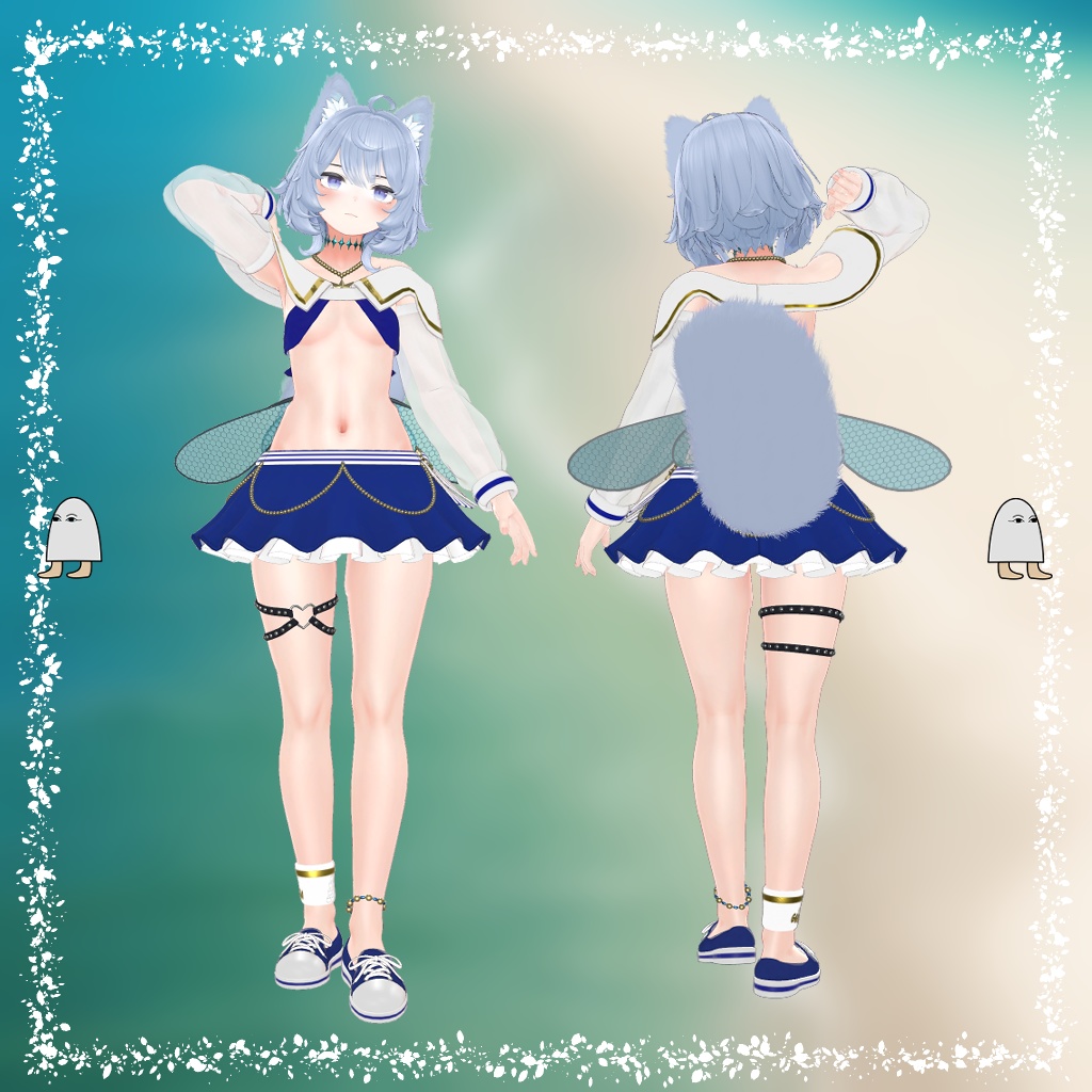 【7アバター対応】Sailor Swimsuit VRC