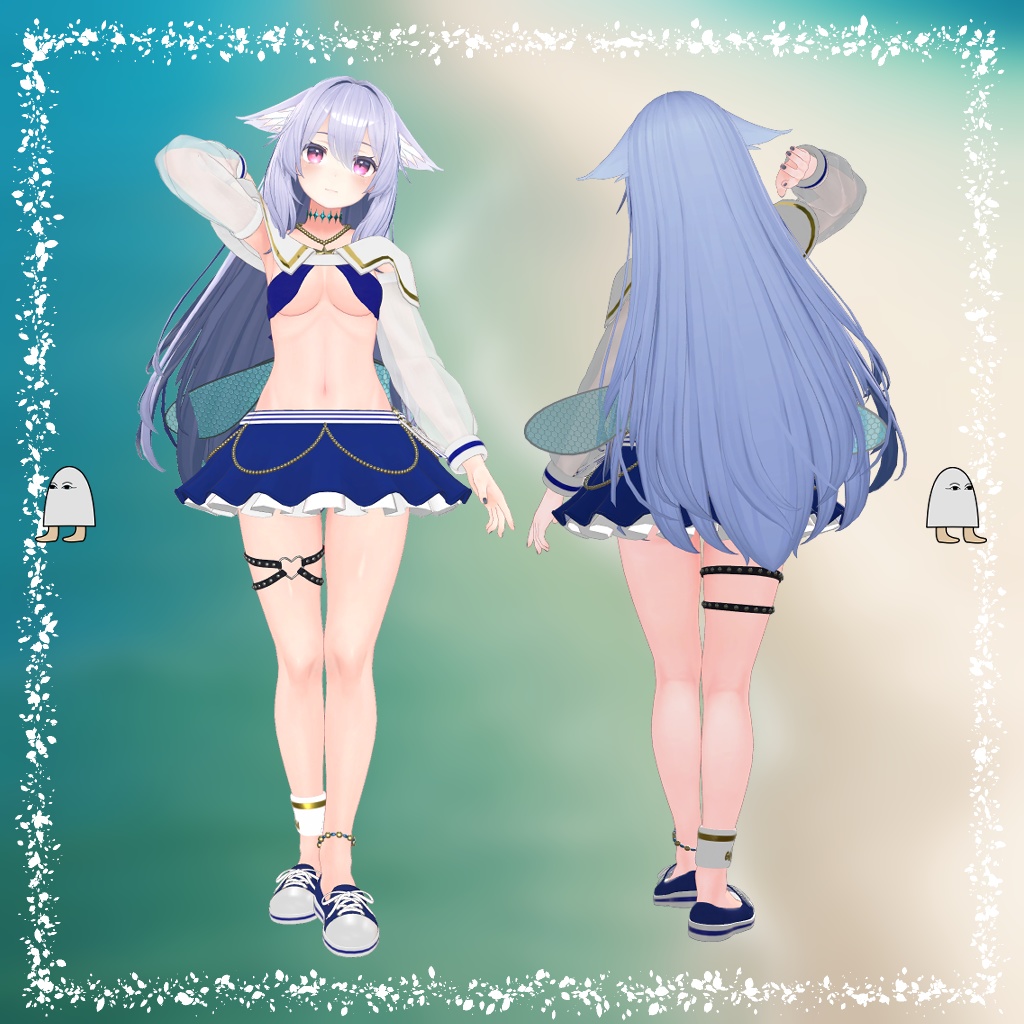 【7アバター対応】Sailor Swimsuit VRC