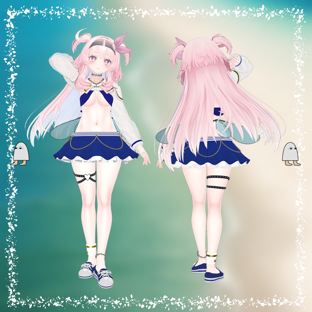 【7アバター対応】Sailor Swimsuit VRC