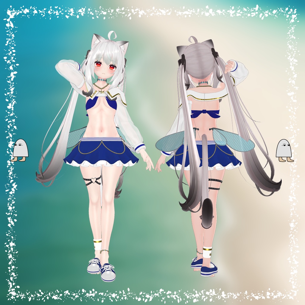 【7アバター対応】Sailor Swimsuit VRC