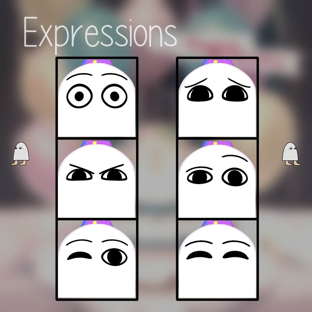 FREE Medjed 3D Avatar【VRC】