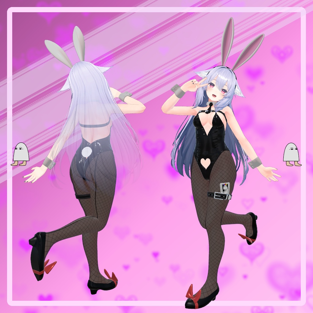 【11アバター対応】Goongas Bunny Suit VRC