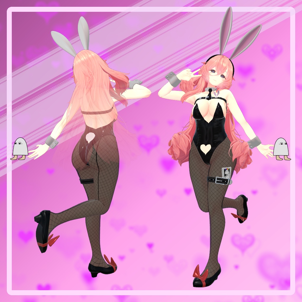【11アバター対応】Goongas Bunny Suit VRC
