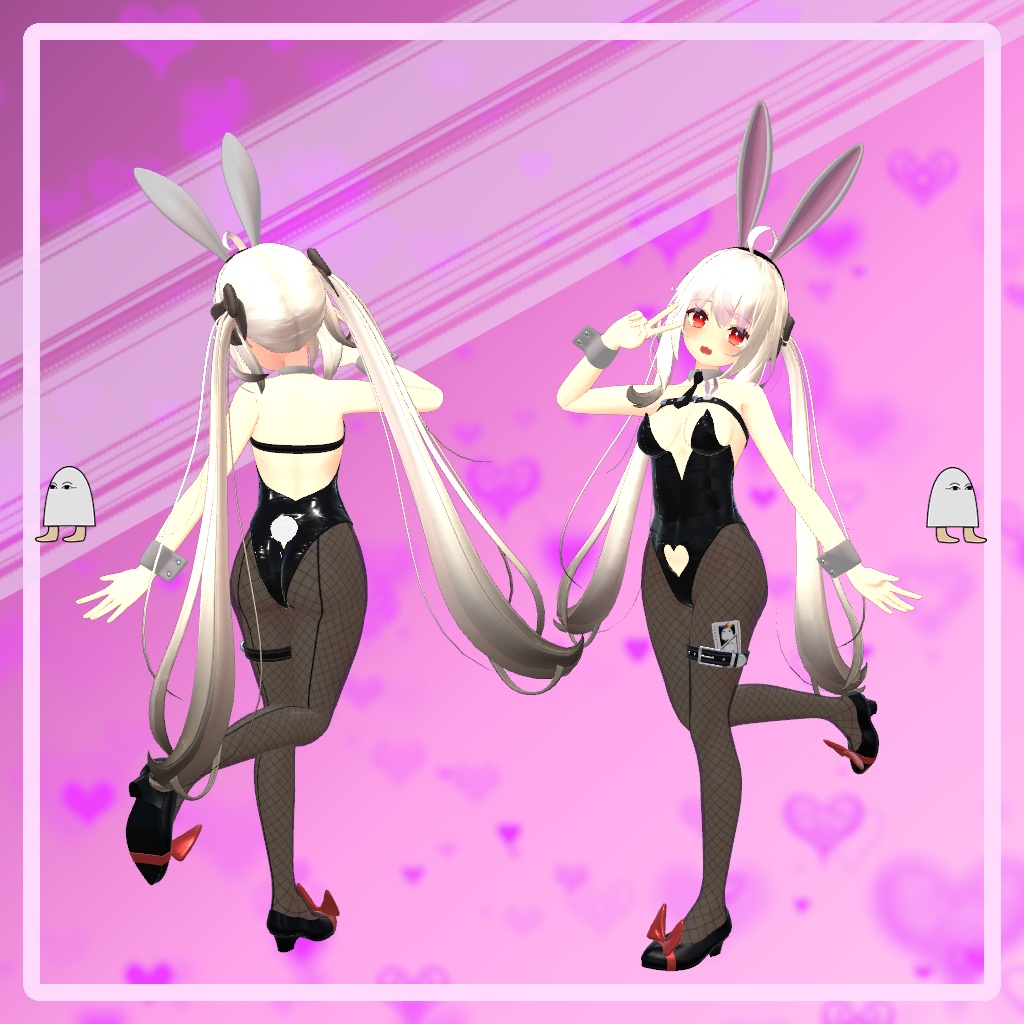 【11アバター対応】Goongas Bunny Suit VRC
