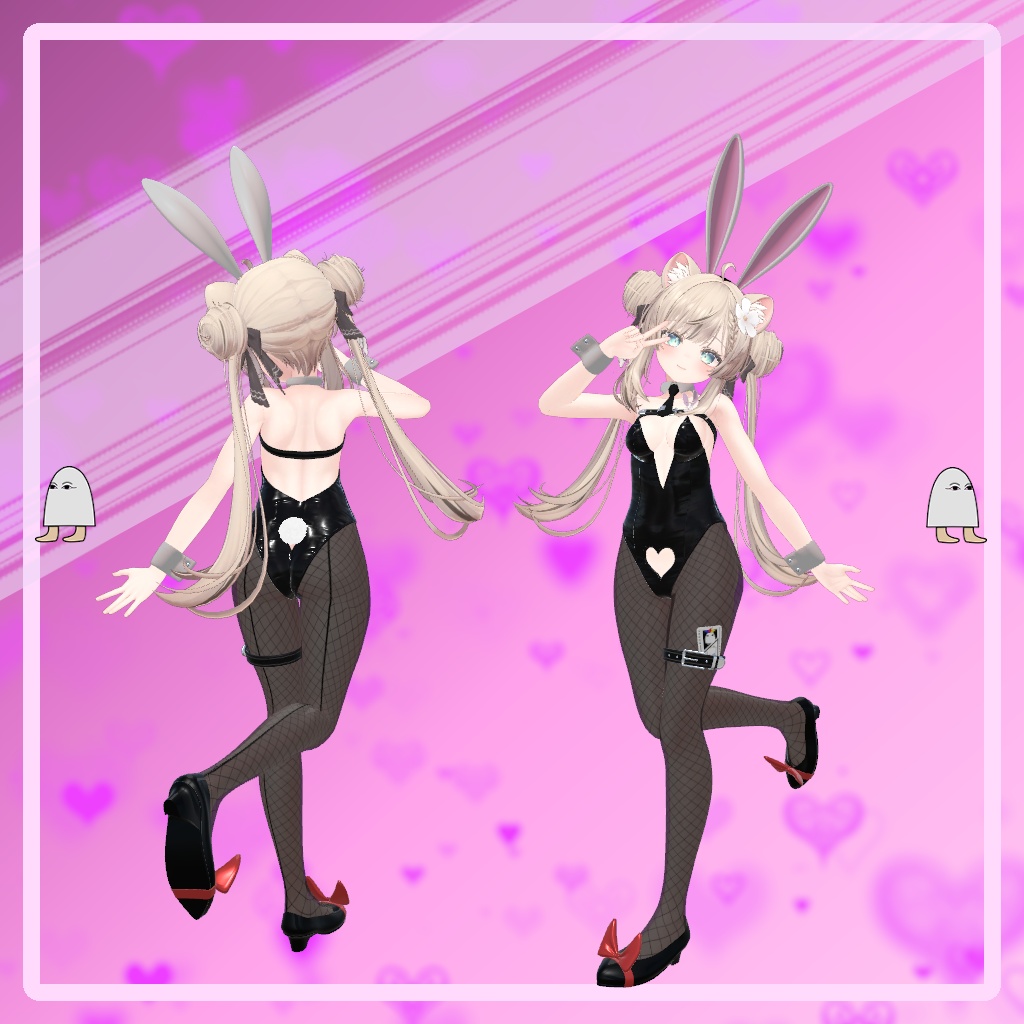 【11アバター対応】Goongas Bunny Suit VRC