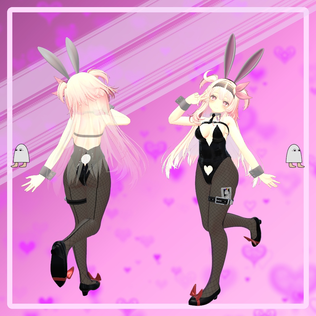 【11アバター対応】Goongas Bunny Suit VRC