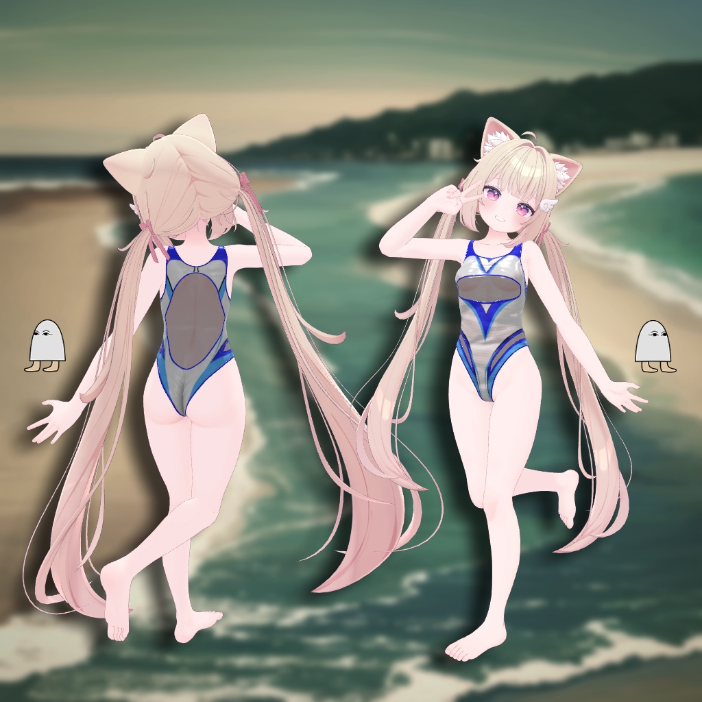 【9アバター対応】Goongas DLEEM Swimsuit VRC