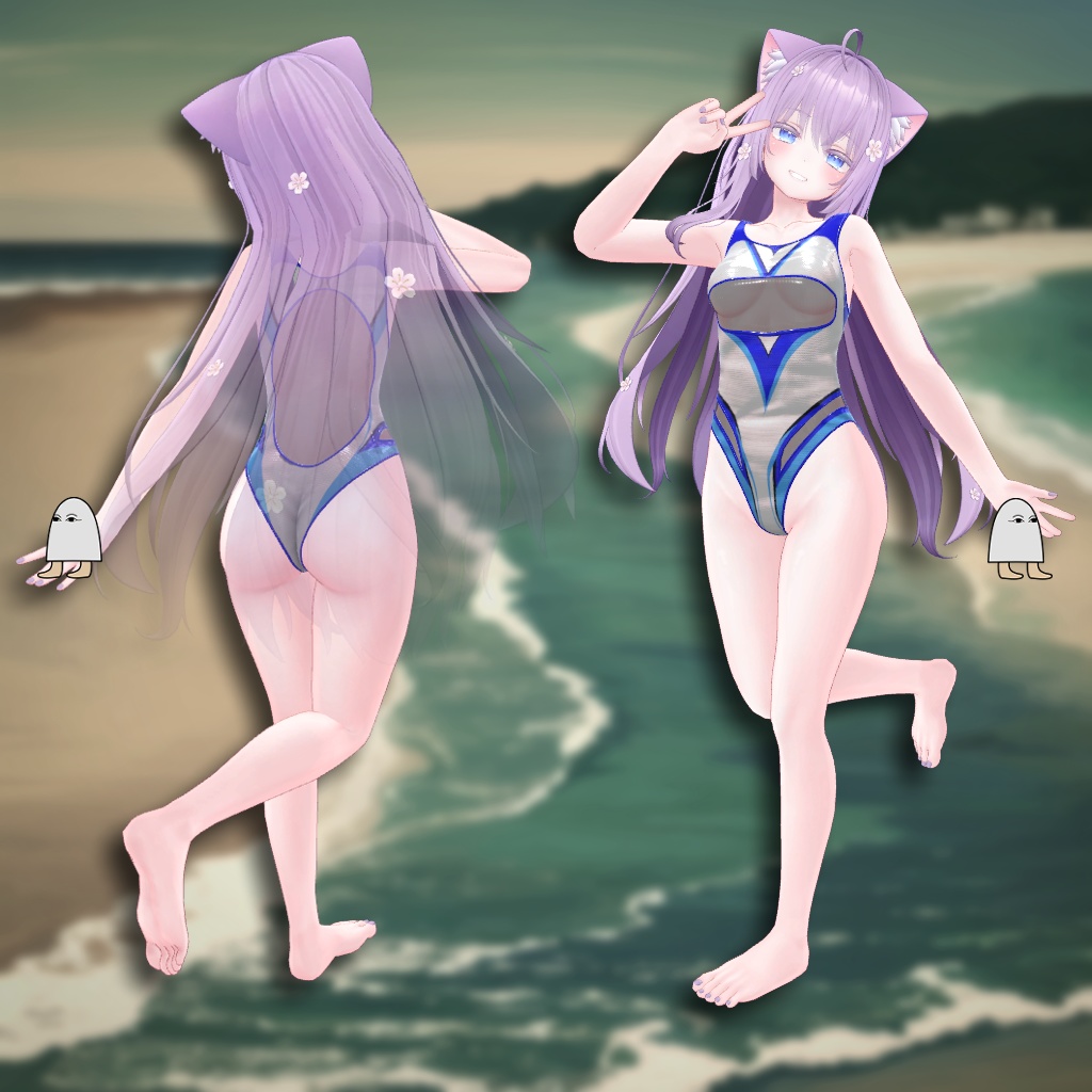 【9アバター対応】Goongas DLEEM Swimsuit VRC