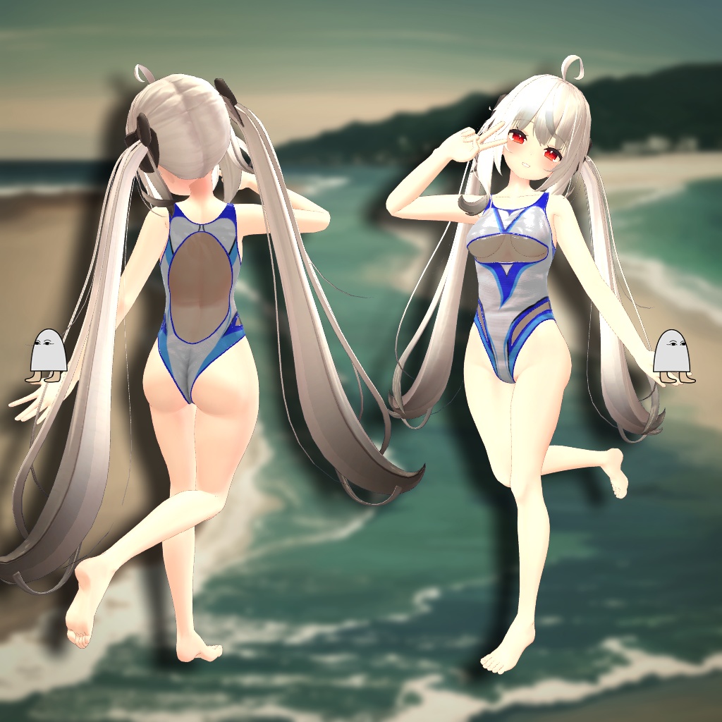 【9アバター対応】Goongas DLEEM Swimsuit VRC
