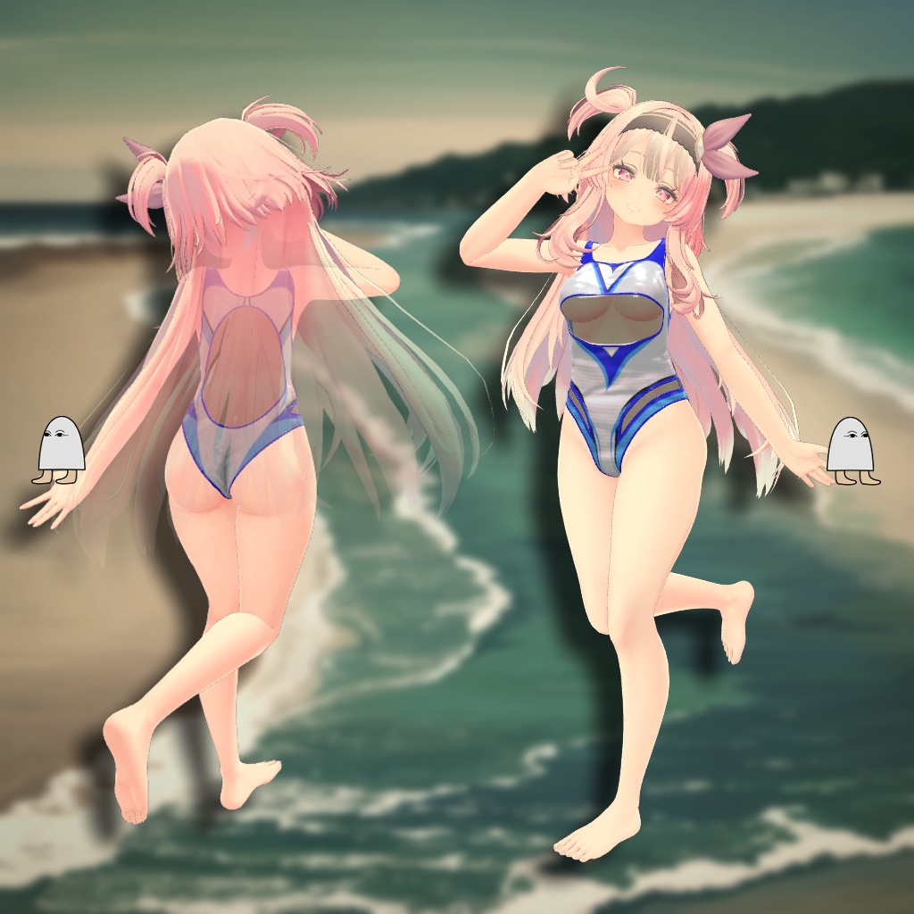【9アバター対応】Goongas DLEEM Swimsuit VRC