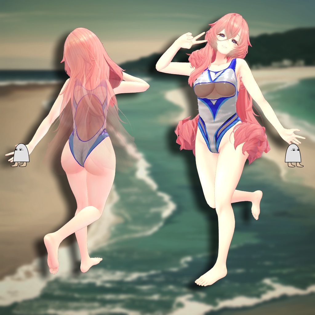 【9アバター対応】Goongas DLEEM Swimsuit VRC