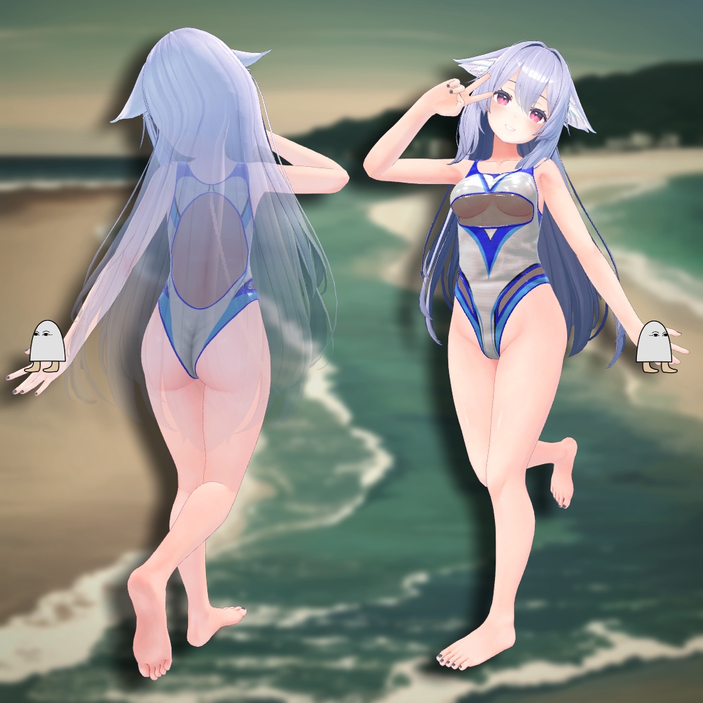 【9アバター対応】Goongas DLEEM Swimsuit VRC