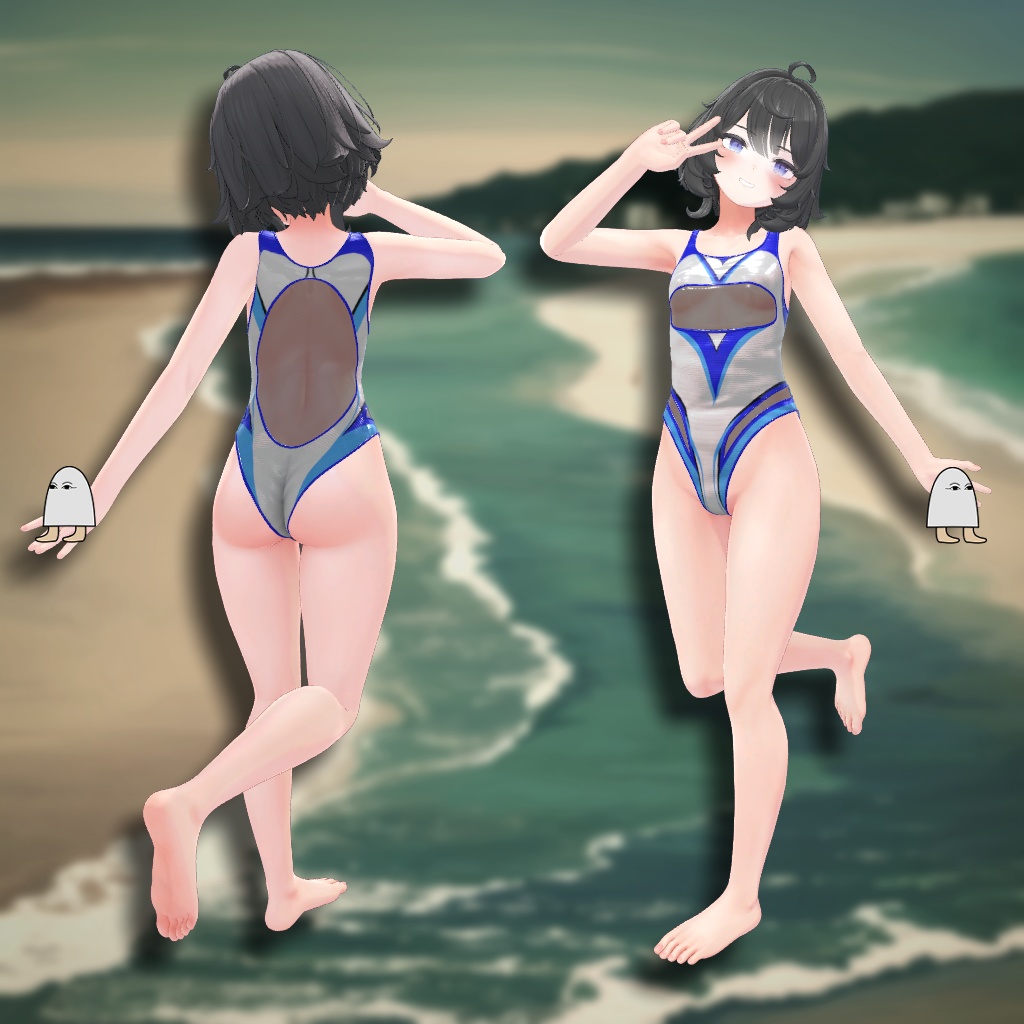 【9アバター対応】Goongas DLEEM Swimsuit VRC