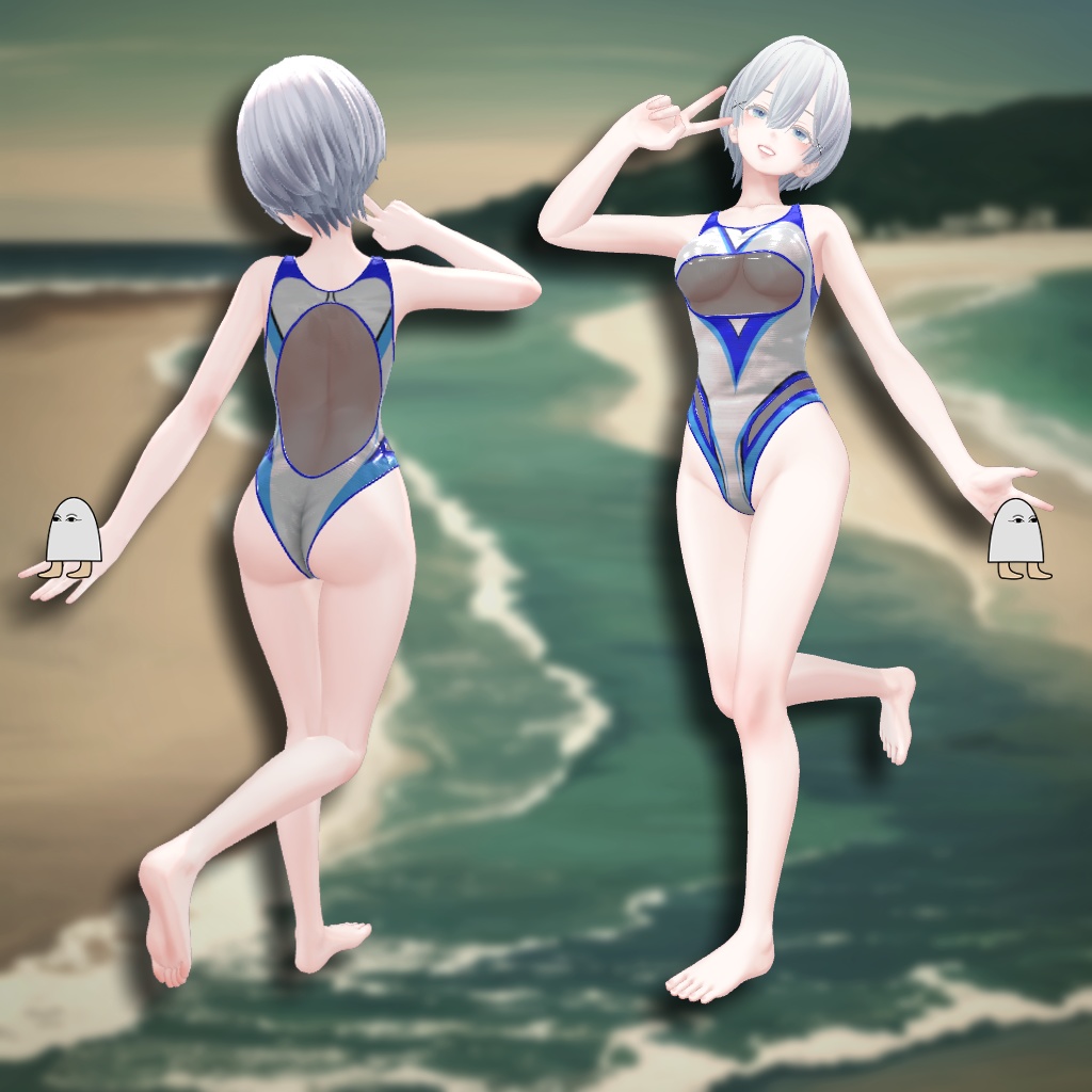 【9アバター対応】Goongas DLEEM Swimsuit VRC
